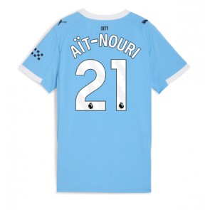 Manchester City Rayan Ait-Nouri #21 Primera Equipación Mujer 2025-26 Manga Corta